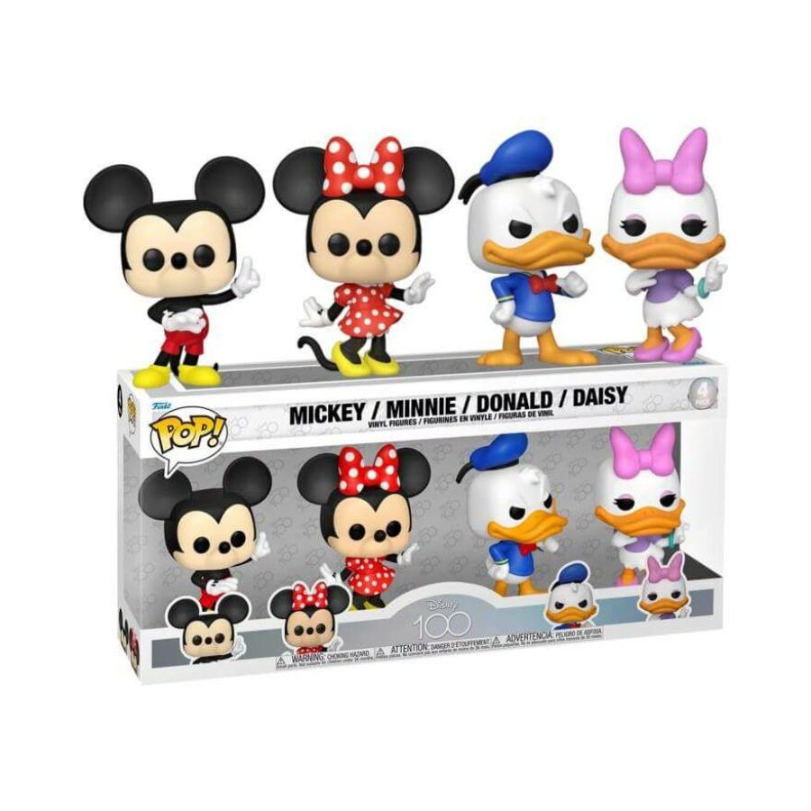 Blister 4 Figuras Funko POP Disney Classic Exclusive