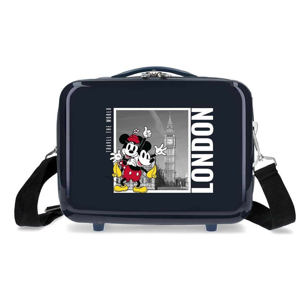 Neceser ABS London Mickey &#38; Minnie Disney adaptable