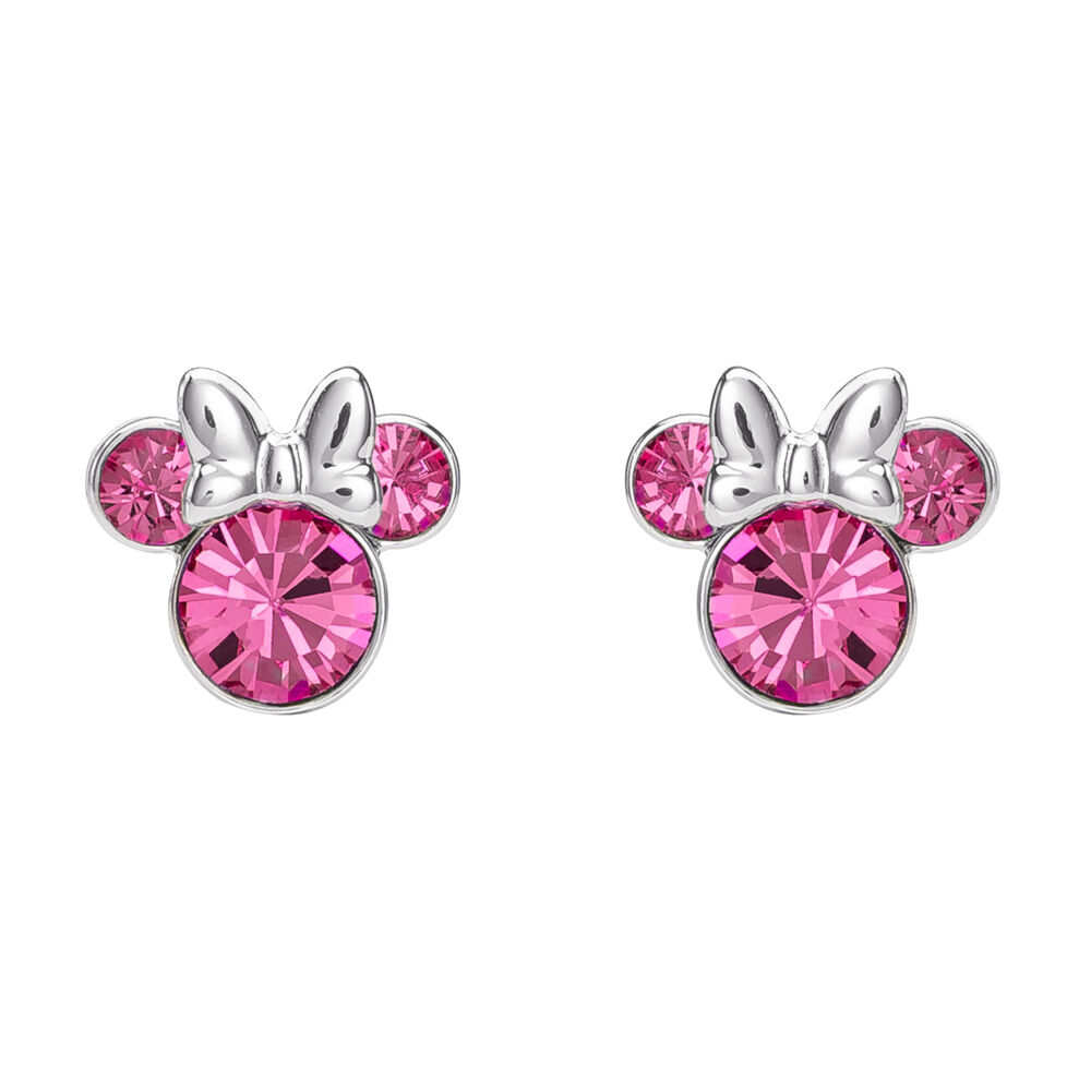 Pendientes Octubre Minnie Disney plata
