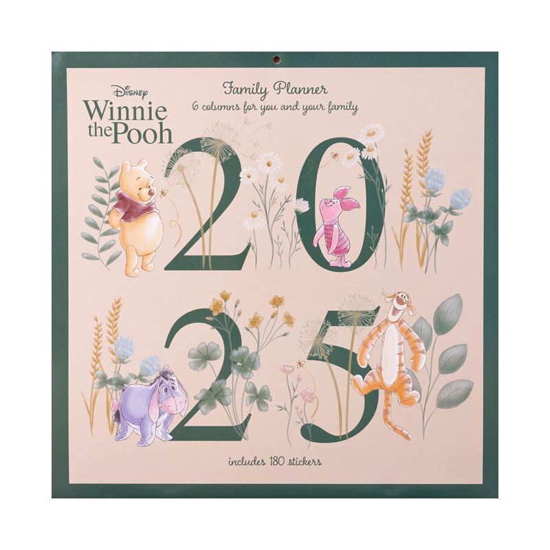 Calendario planificador familiar Winnie the Pooh Disney