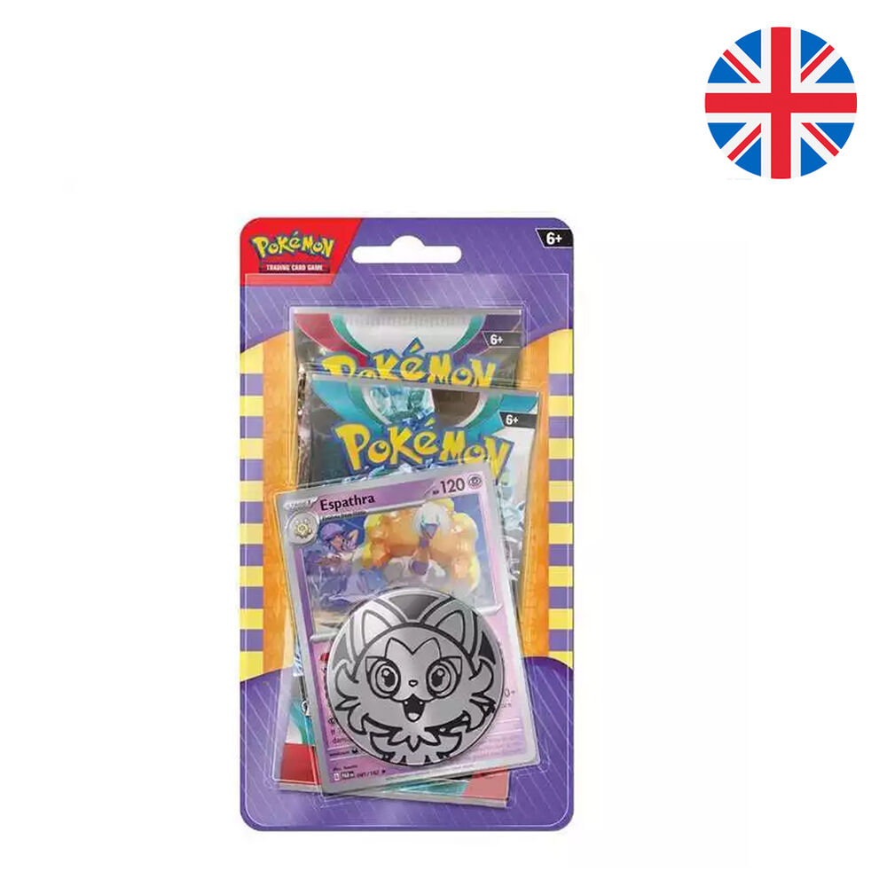 Blister juego cartas coleccionables Pokemon ingles