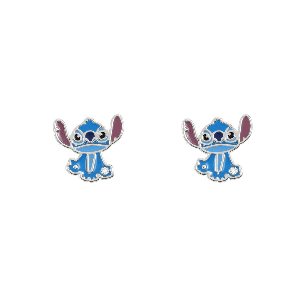 Pendientes Stitch Disney plata