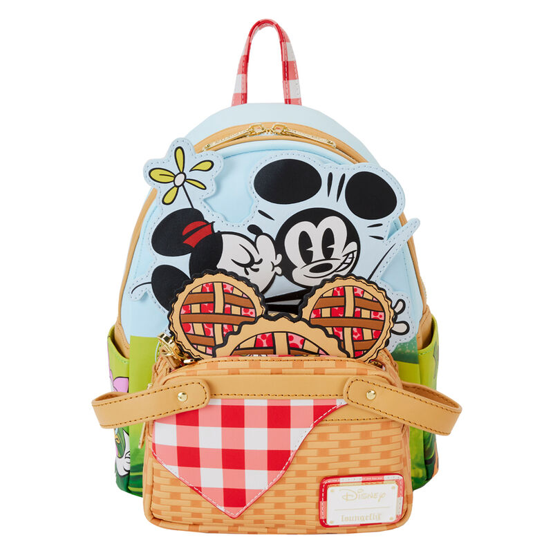 Mochila Picnic Basket Mickey &#38; Friends Disney Loungefly 26cm