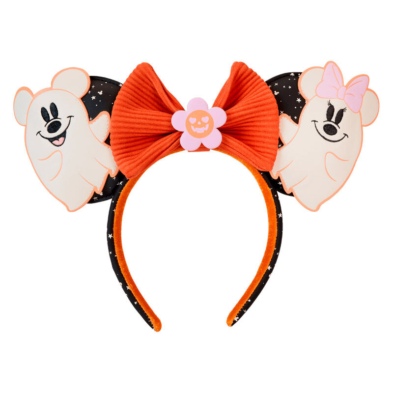 Diadema orejas Floral Ghost Mickey &#38; Minnie Disney Loungefly