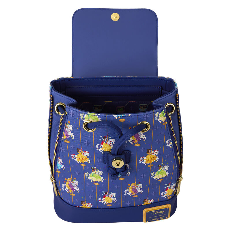Mochila Carousel Princesas Disney Loungefly 26cm