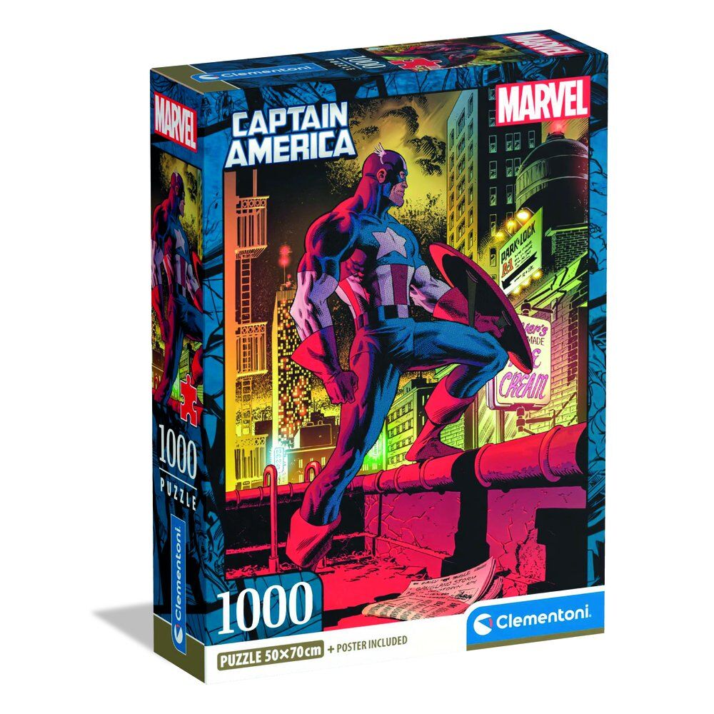 Puzzle Capitan America Marvel 1000pzs