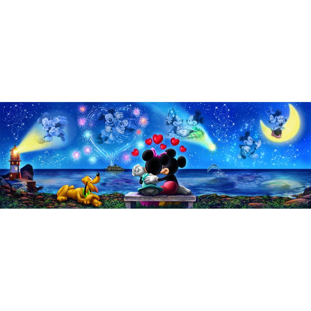 Puzzle Panorama Mickey &#38; Minnie Disney 1000pzs
