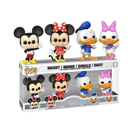 Blister 4 Figuras Funko POP Disney Classic Exclusive