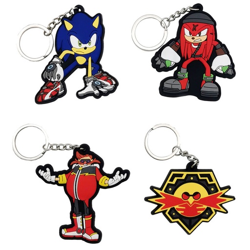 [8426842102337] Blister 4 llaveros Sonic the Hedgehog