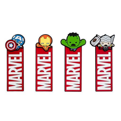[8435497297848] Set 4 marcapaginas Los Vengadores Avengers Marvel