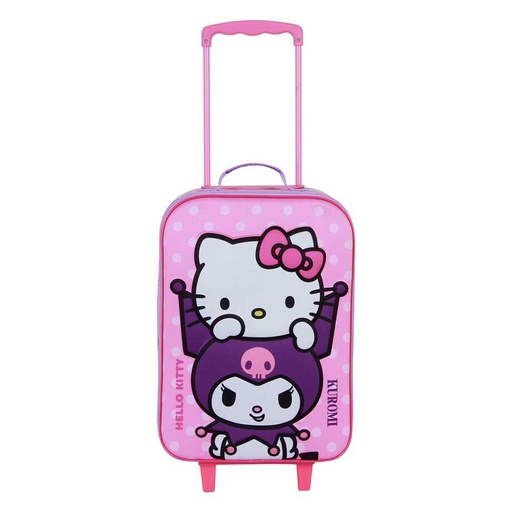 [8445118088106] Maleta trolley 3D Playful Hello Kitty 52cm