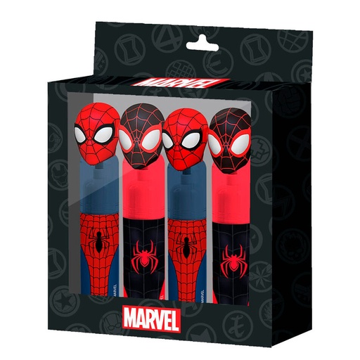 [8445118088205] Blister 4 subrayadores Spiderman Marvel