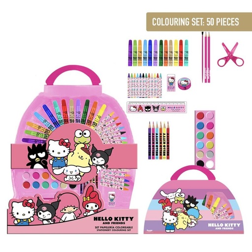 [8445484512823] Set papeleria Hello Kitty 50pzs