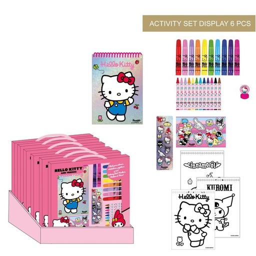 [8445484513189] Set papeleria coloreable Hello Kitty