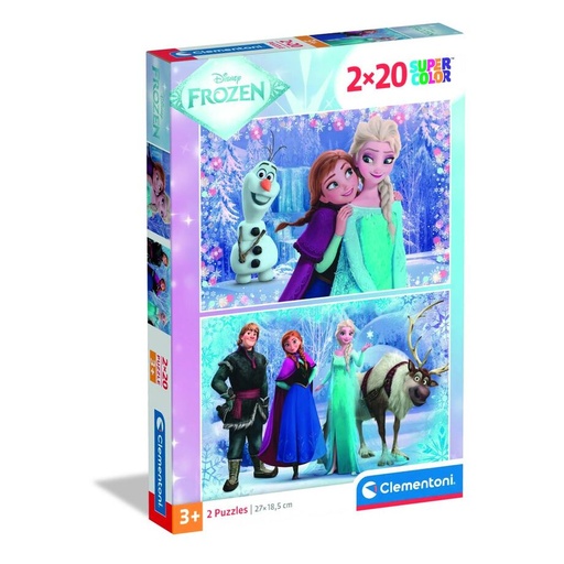 [8005125248254] Puzzle Frozen 2 Disney 2x20pzs