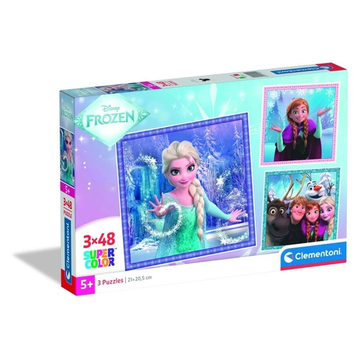 [8005125250219] Puzzle Frozen Disney 3x48pzs