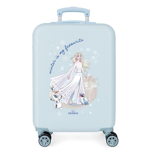 [8435578362113] Maleta trolley ABS Winter is My Favourite Frozen Disney 55cm
