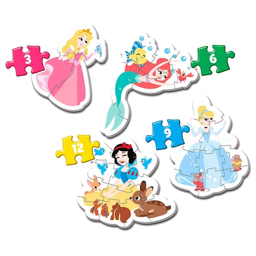 [8005125208135] Puzzle My First Puzzle Princesas Disney 3-6-9-12pzs