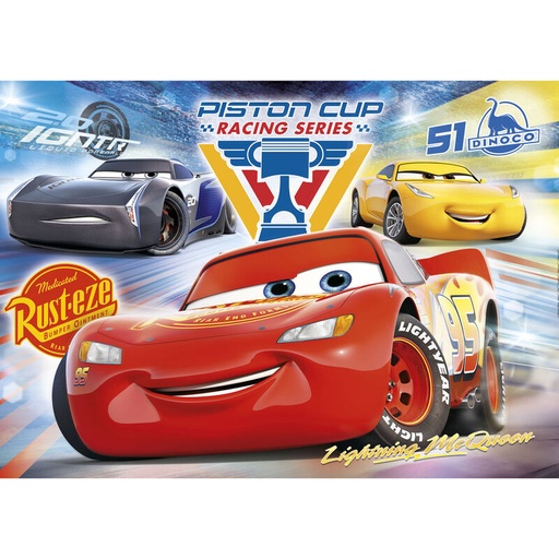 [8005125270729] Puzzle Cars 3 Disney 104pzs