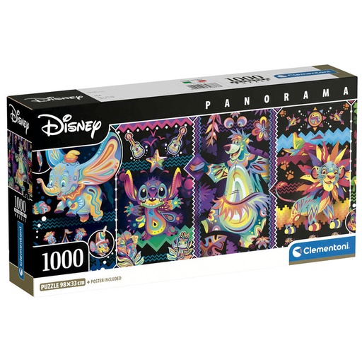 [8005125398768] Puzzle panorama Disney 1000pzs