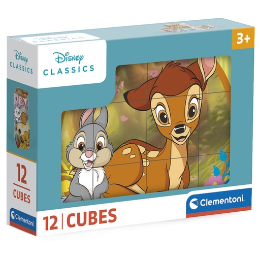 [8005125411962] Puzzle cubo Bambi Disney 12pzs