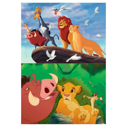 [8412668186293] Puzzle El Rey Leon Disney 2x48pzs