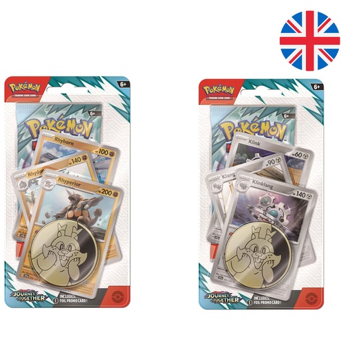 [196214108523] Blister juego cartas coleccionables premium Journey Together Pokemon ingles surtido