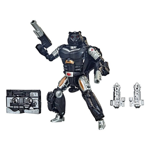 [5010993863358] Blister figura Covert Agent Ravage + Decepticon Forever Ravage War From Cybertron Transformers 15cm