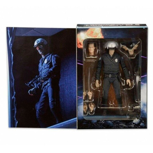 [634482519141] Figura ultimate T-1000 Policia Motorizado Terminator 2 18cm