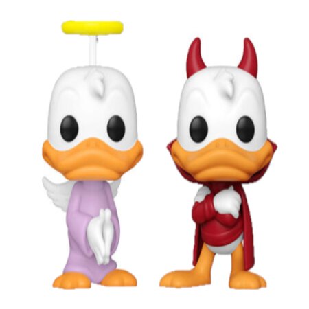 Blister 2 Figuras POP Disney Donald Duck - Donald Angel & Devil Exclusive 