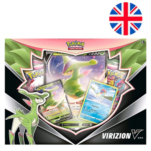 [820650851209] Blister juego cartas coleccinables Virizion VStar Pokemon ingles