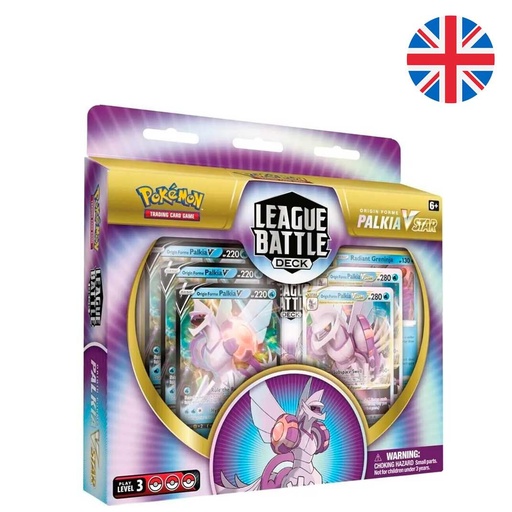 [820650852367] Blister juego cartas coleccionables Palkia Vstar League Battle Deck Pokemon ingles