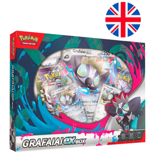 [820650857478] Blister juego cartas coleccionables Grafaia Pokemon ingles