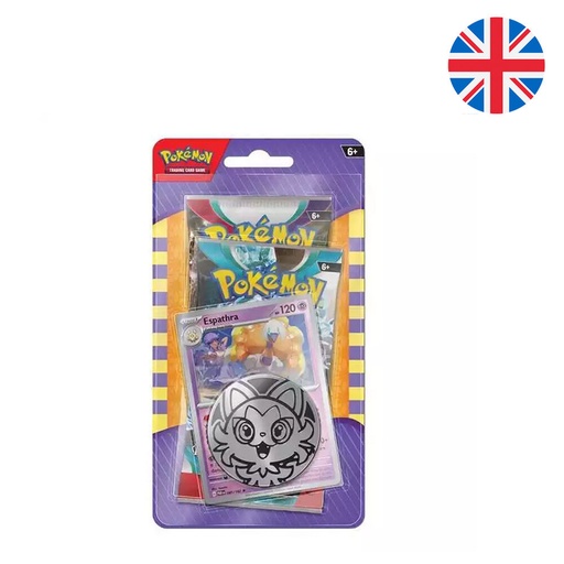 [820650858284] Blister juego cartas coleccionables Pokemon ingles