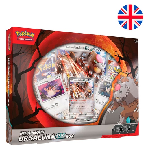 [820650858819] Blister juego cartas coleccionables Bloodmoon Ursaluna Pokemon ingles
