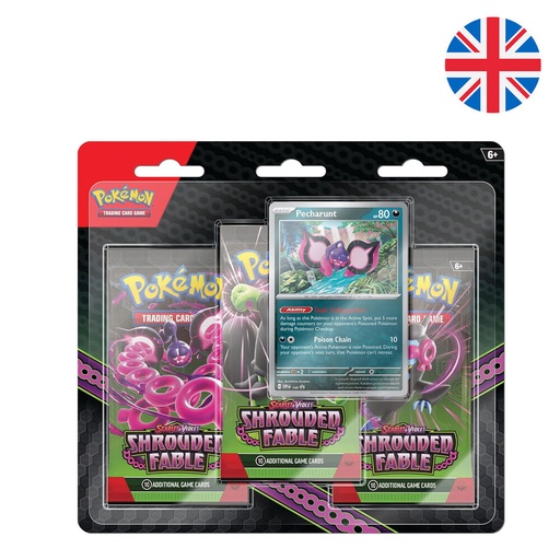 [820650859991] Blister juego cartas coleccionables Shrouded Fable Pokemon ingles