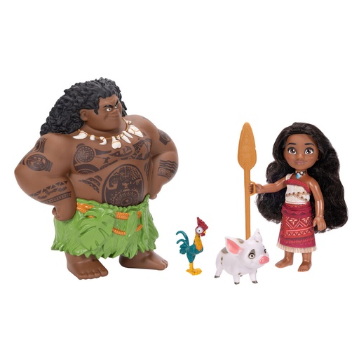 [192995237551] Blister Muñeca Vaiana & Maui Vaiana Moana 2 Disney 15cm