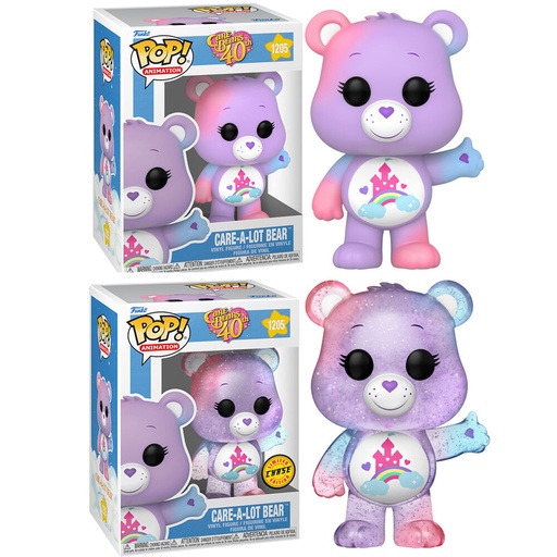 [889698615570 C6] Figura POP Care Bears 40th Anniversary Care a Lot Bear 5 