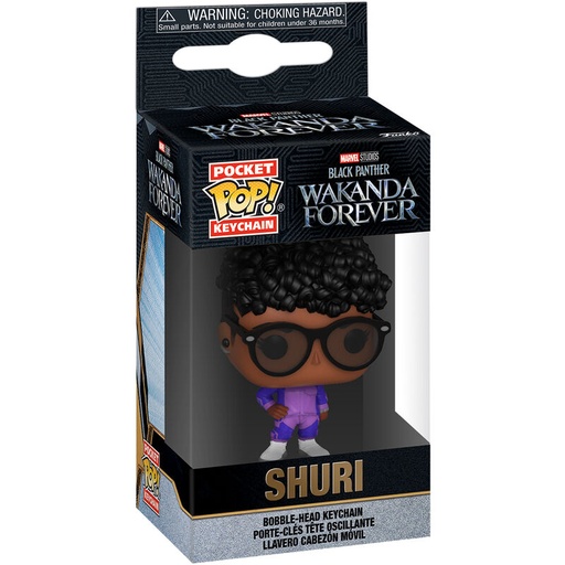 [889698639378] Llavero Pocket POP Marvel Black Panther Wakanda Forever Shuri