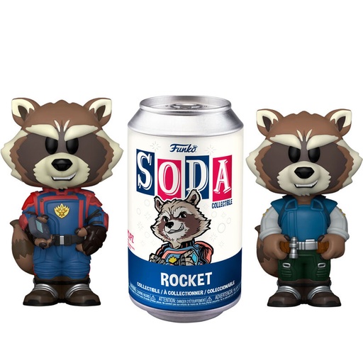 [889698688222] Figura Vinyl SODA Marvel Guardianes de la Galaxia Rocket 5 