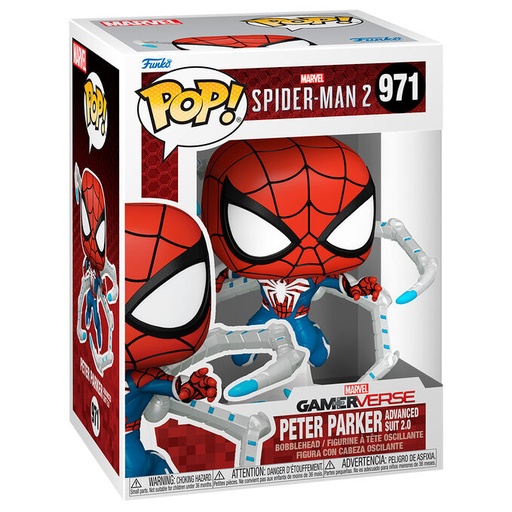 [889698761093] Figura POP Marvel Spiderman 2 Peter Parker Advanced Suit 2.0