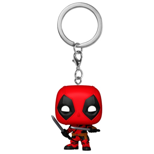 [889698797641] Llavero Pocket POP Marvel Deadpool & Wolverine Deadpool