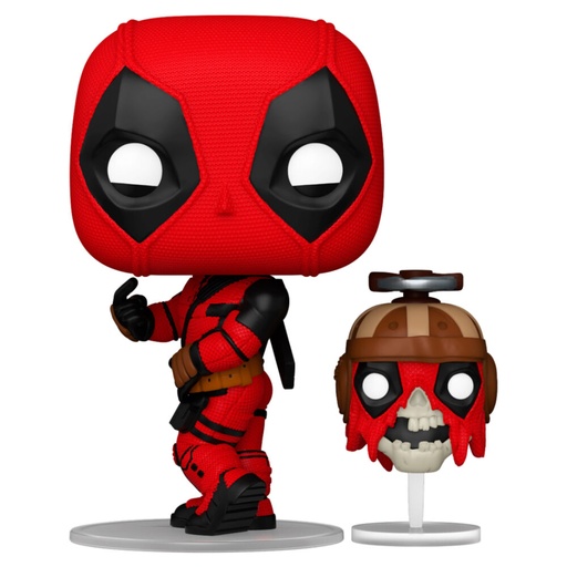 [889698797689] Figura POP Marvel Deadpool & Wolverine Deadpool with Headpool