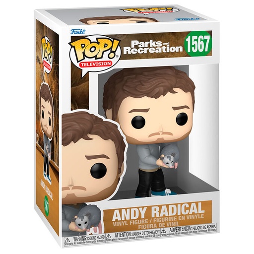 [889698801713] Figura POP Parks and Recreation Andy Radical