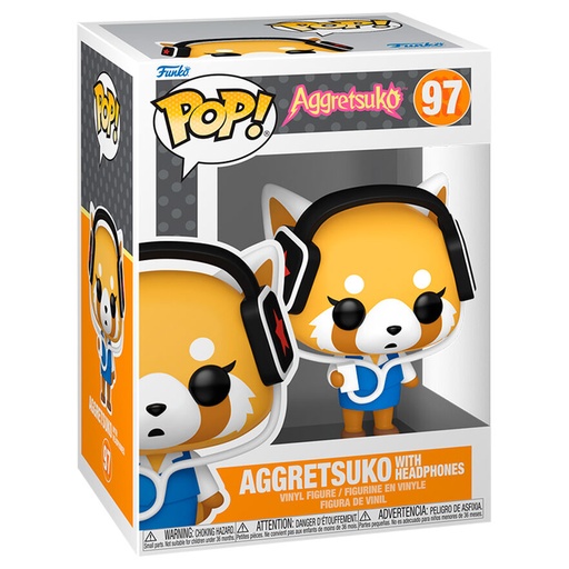 [889698803922] Figura POP Aggretsuko - Aggretsuko with Headphones