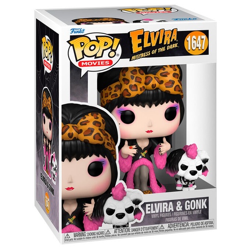 [889698806947] Figura POP Elvira Mistress of the Dark Elvira & Gonk