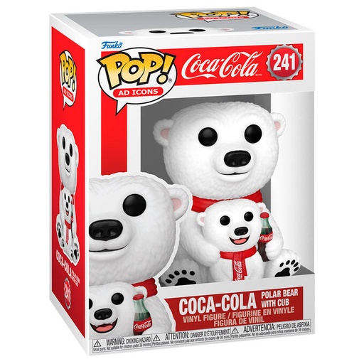 [889698810630] Figura POP Coca -Cola Polar Bear with Cub