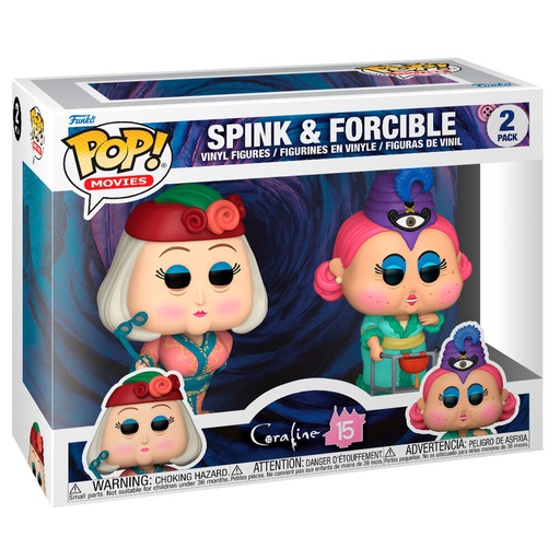 [889698811682] Blister 2 figuras POP Coraline Spink & Forcible