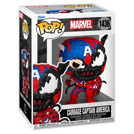 [889698826440] Figura POP Marvel Carnage Capitan America