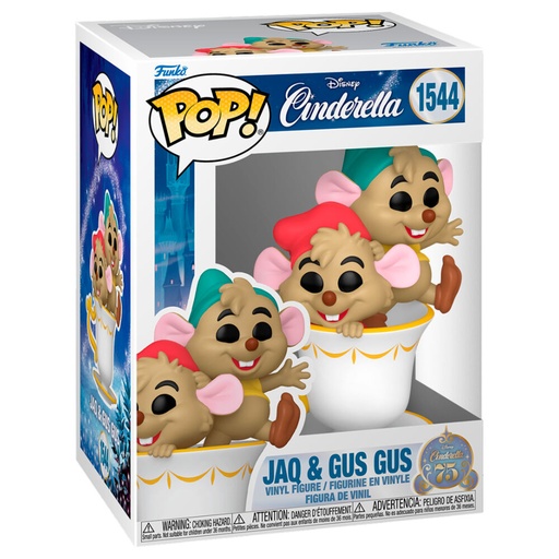 [889698834582] Figura POP Disney Cenicienta Jaq & Gus